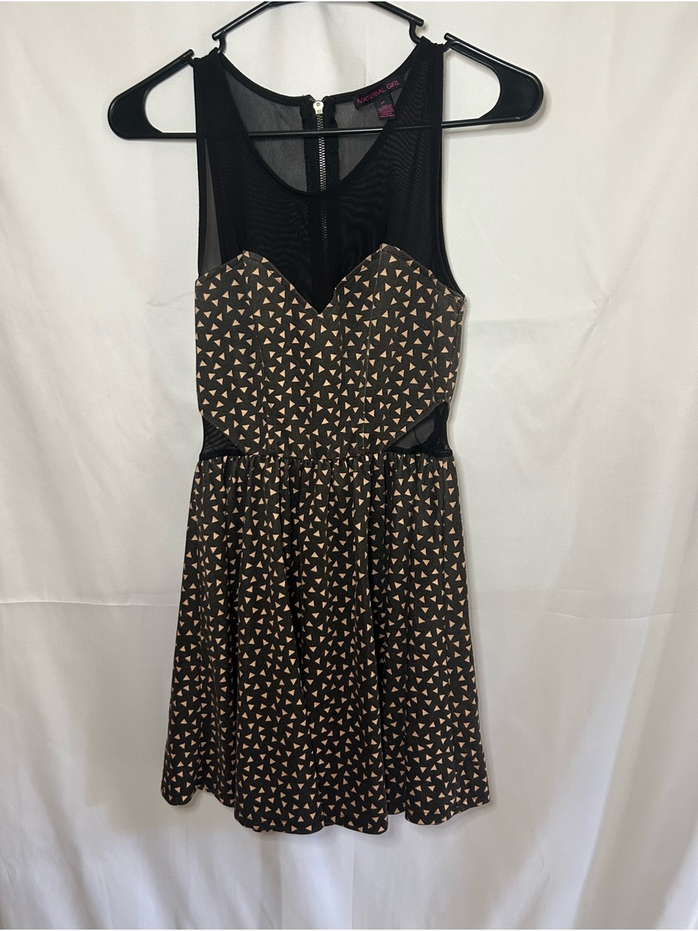 Material Girl black midi dress size medium